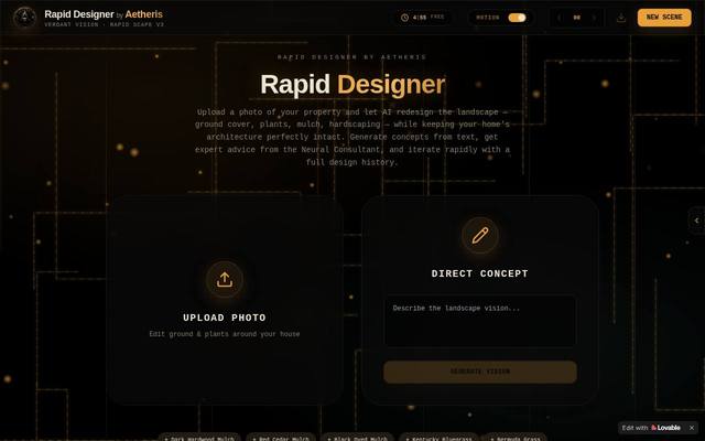 Screenshot of RapidDesigner