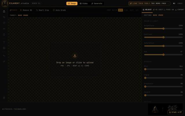 Screenshot of Aetheris Filament
