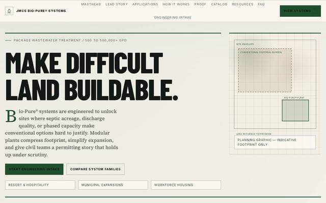 Screenshot of Buildable Land System